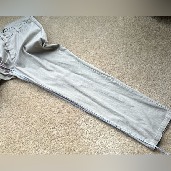 Riders by Lee Women’s Khaki Twill Pants - Size 14 Long - VGUC - Stretch - Picture 7 of 8